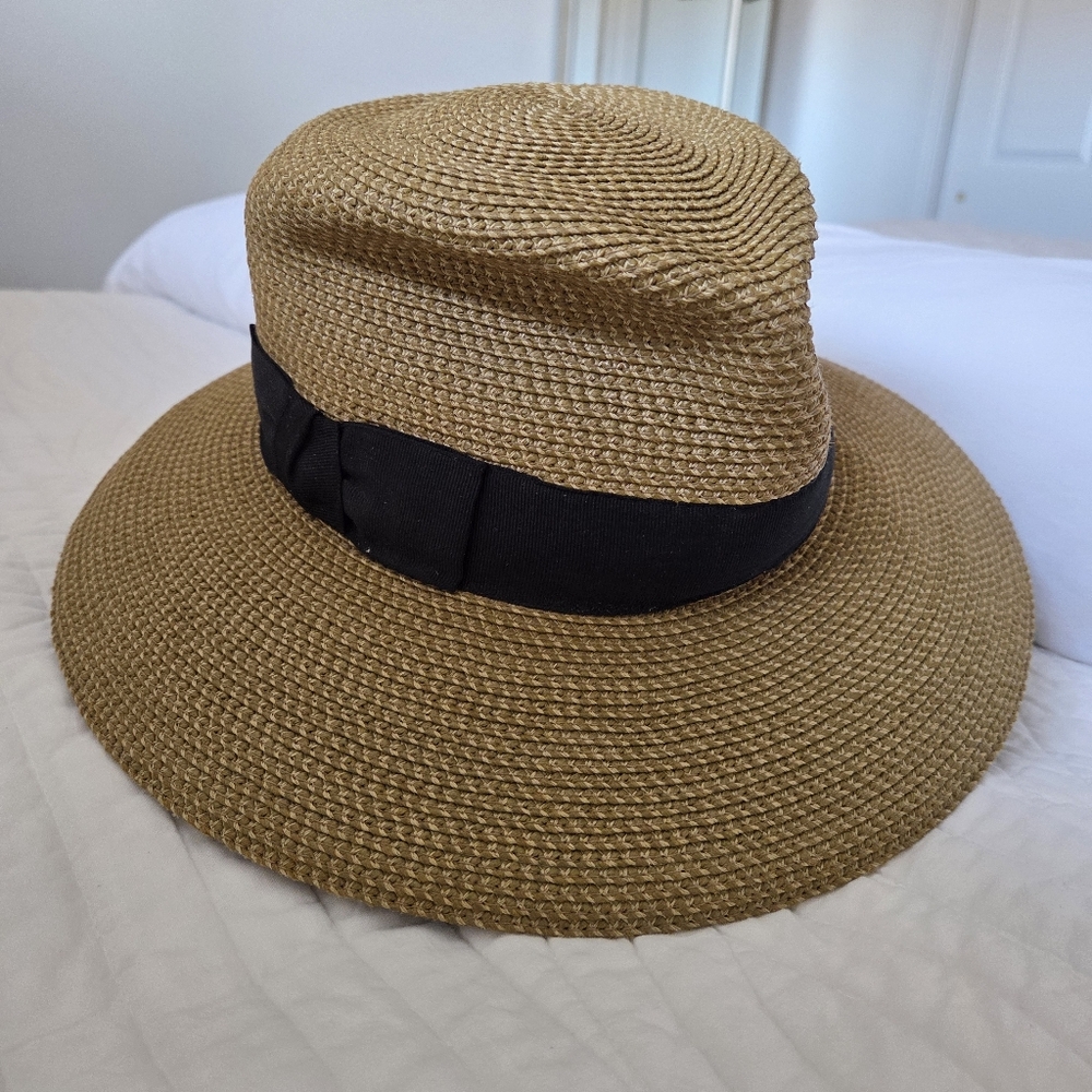 Phoenix Fedora Eric Javits Natural/black - Picture 5 of 9